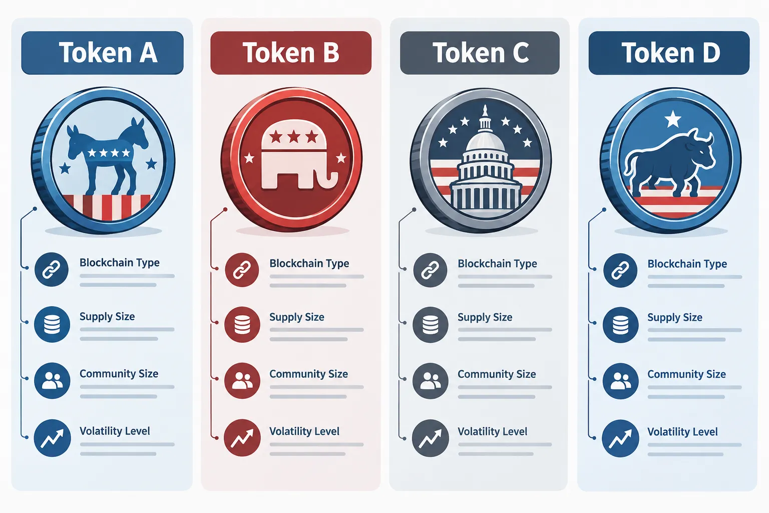 MAGA / $TRUMP Coin vs Other Political Tokens Comparison