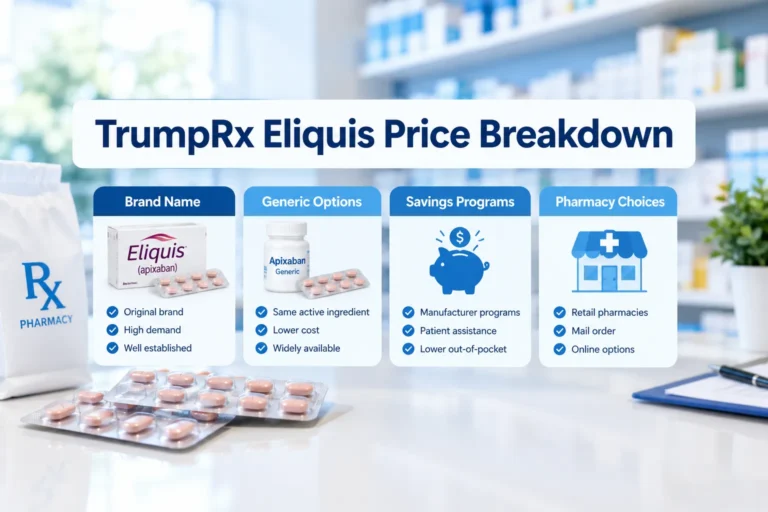 TrumpRx Eliquis Price Breakdown: Out-of-Pocket Savings & Alternatives