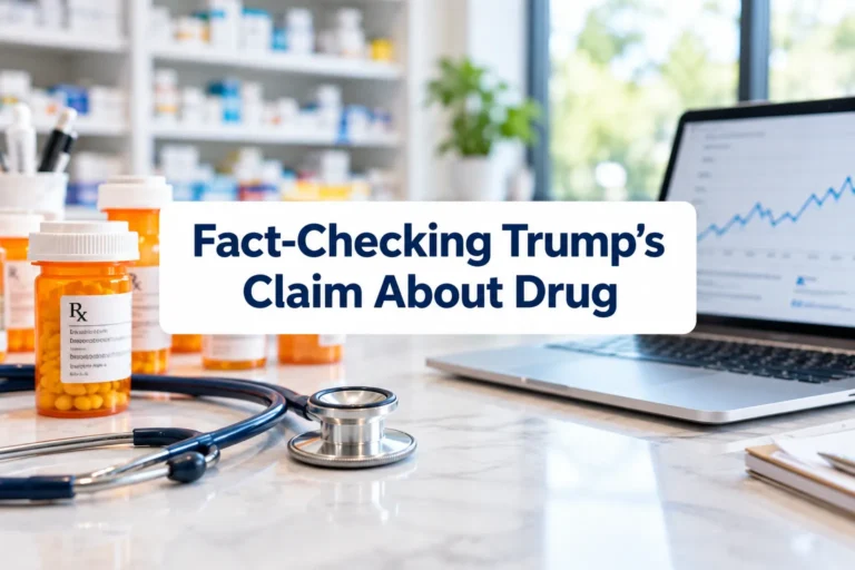 Fact-Checking Trump's Claim About Drug Prices: What the Data Shows